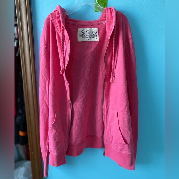 Pink Zip Up Hoodie - Picture 2 of 5